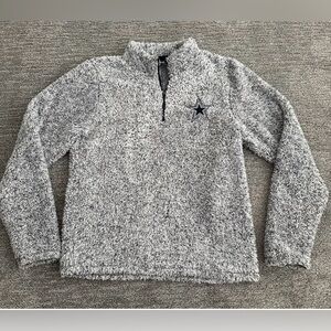 Dallas Cowboys Navy & White Sherpa Size Medium